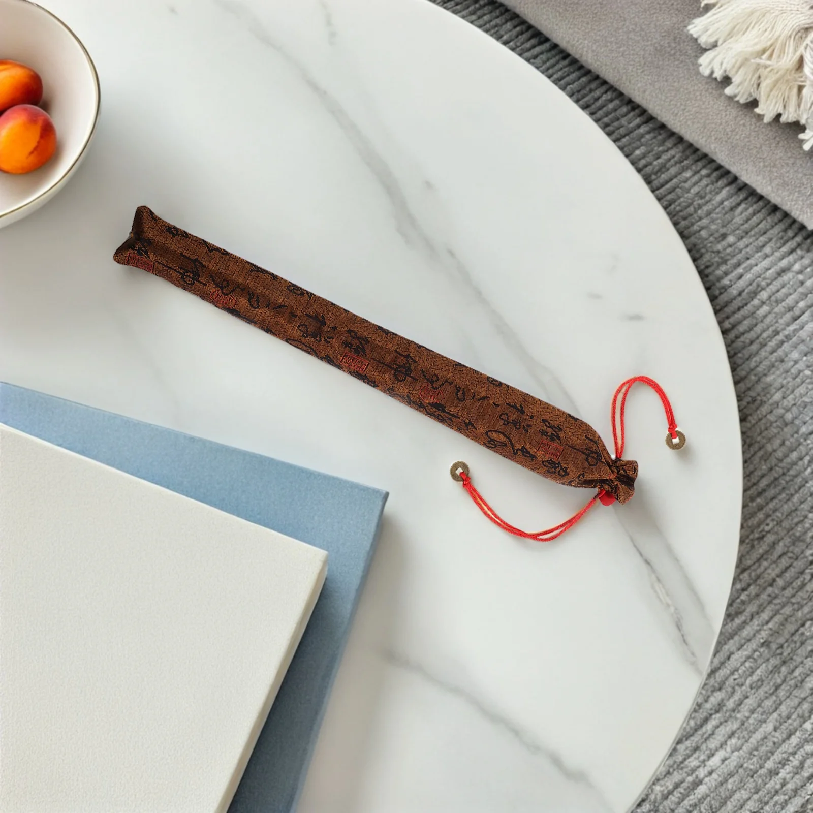 4Pcs Fabric Folding Fan Pouch Soft Lined Protective Cover Bags for Hand Fans Travel Daily Use Decorative Organizer Foldable Fan