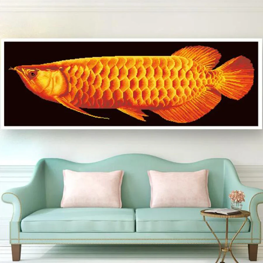 5D Diamond Painting Fish DIY Full Diamond Art Embroidery Restaurant Office Home Decoration Diamond Cross Stitch Kits