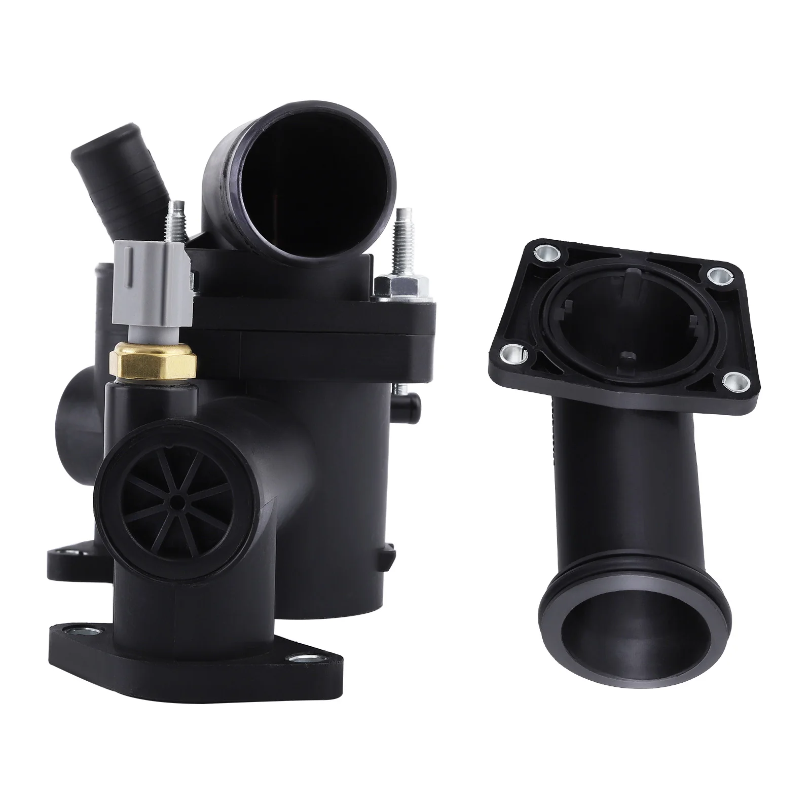 

Thermostat Housing with Thermostat for Jaguar XJ8L/XJ/S-Type R 2003-2005 AJ89485