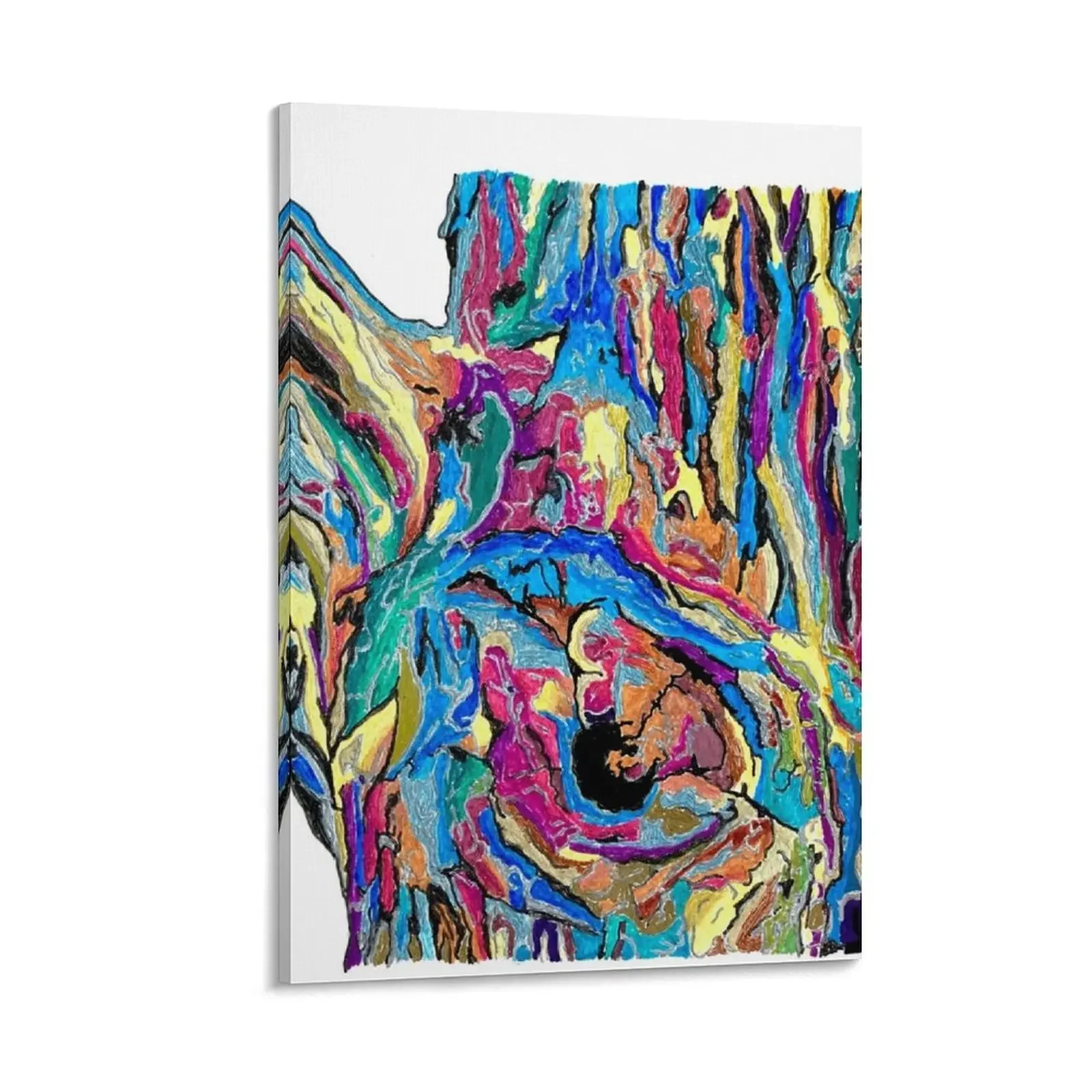 Bur Oak Burl Canvas Painting korean room decor poster anime