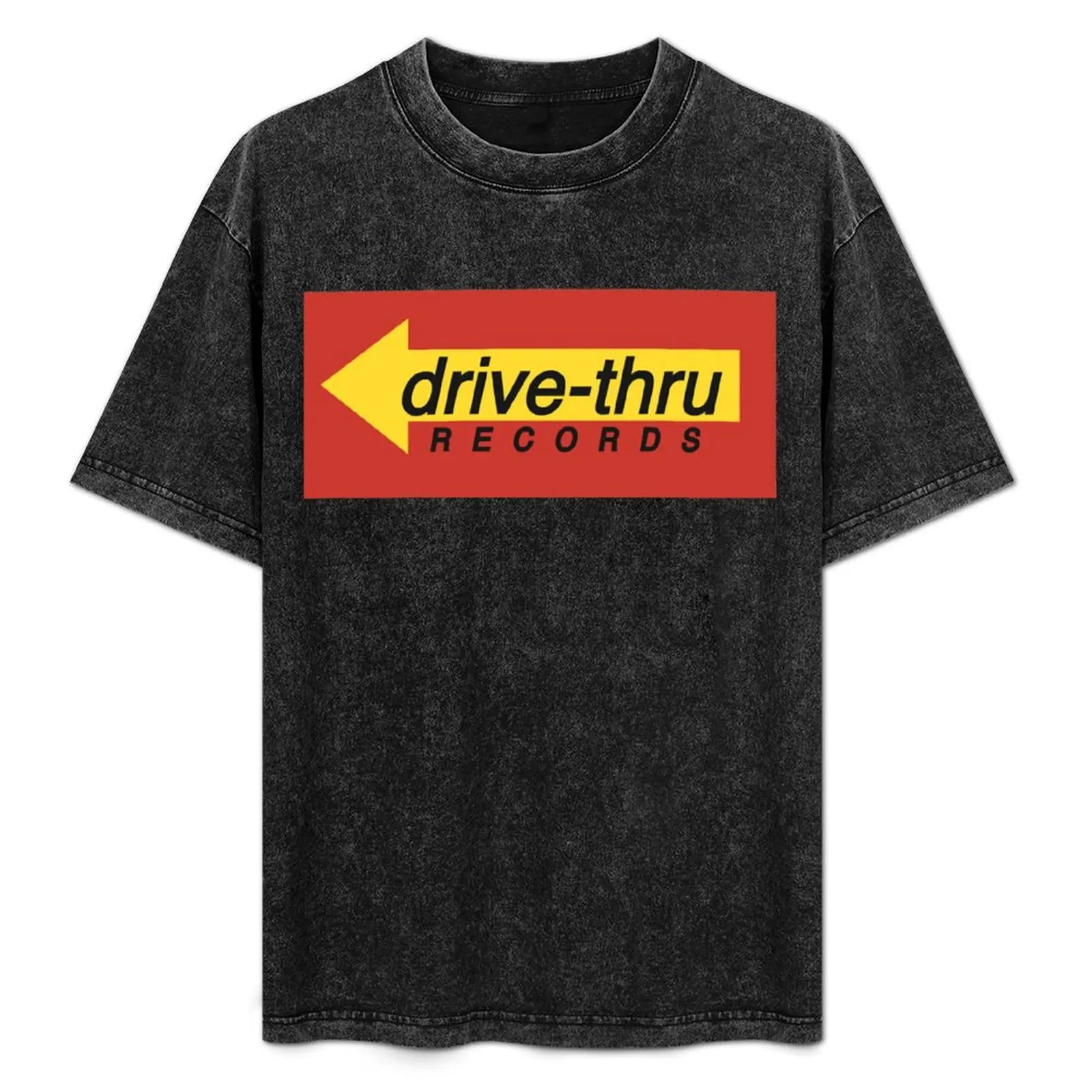 Drive-Thru Records Logo Classic T-Shirt Street Style Casual Tee Shirt