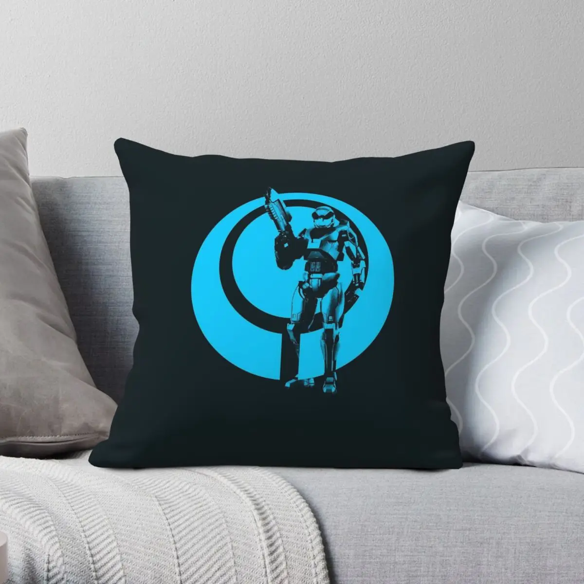 Reclaimer Combat Evolved Square Pillowcase Polyester Linen Velvet Printed Zip Decorative Throw Pillow Case Room Cushion Cover