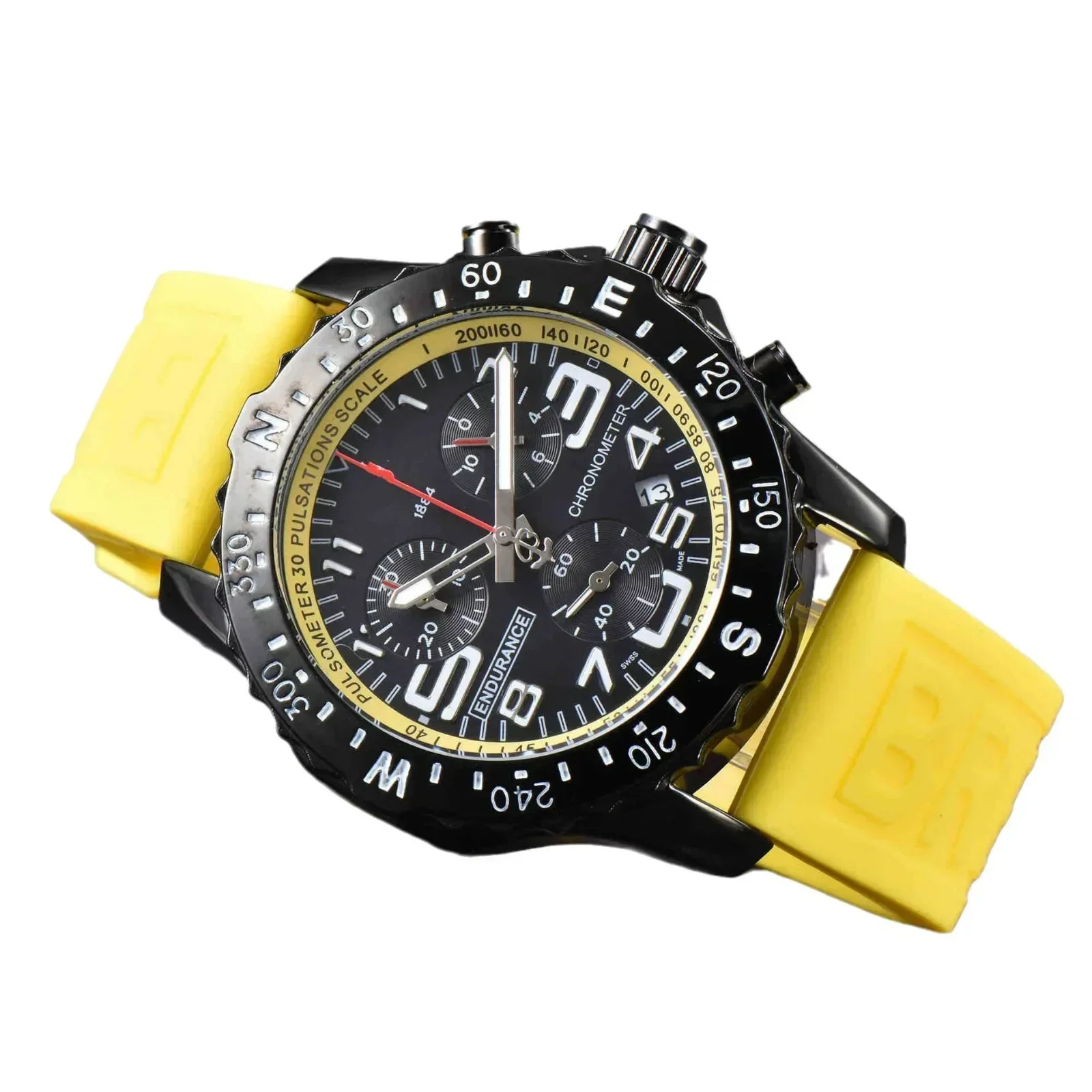 Luxe zakelijk chronograafhorloge voor heren - multifunctioneel quartz, duurzame datum AAA+-kwaliteit, professionele stijl