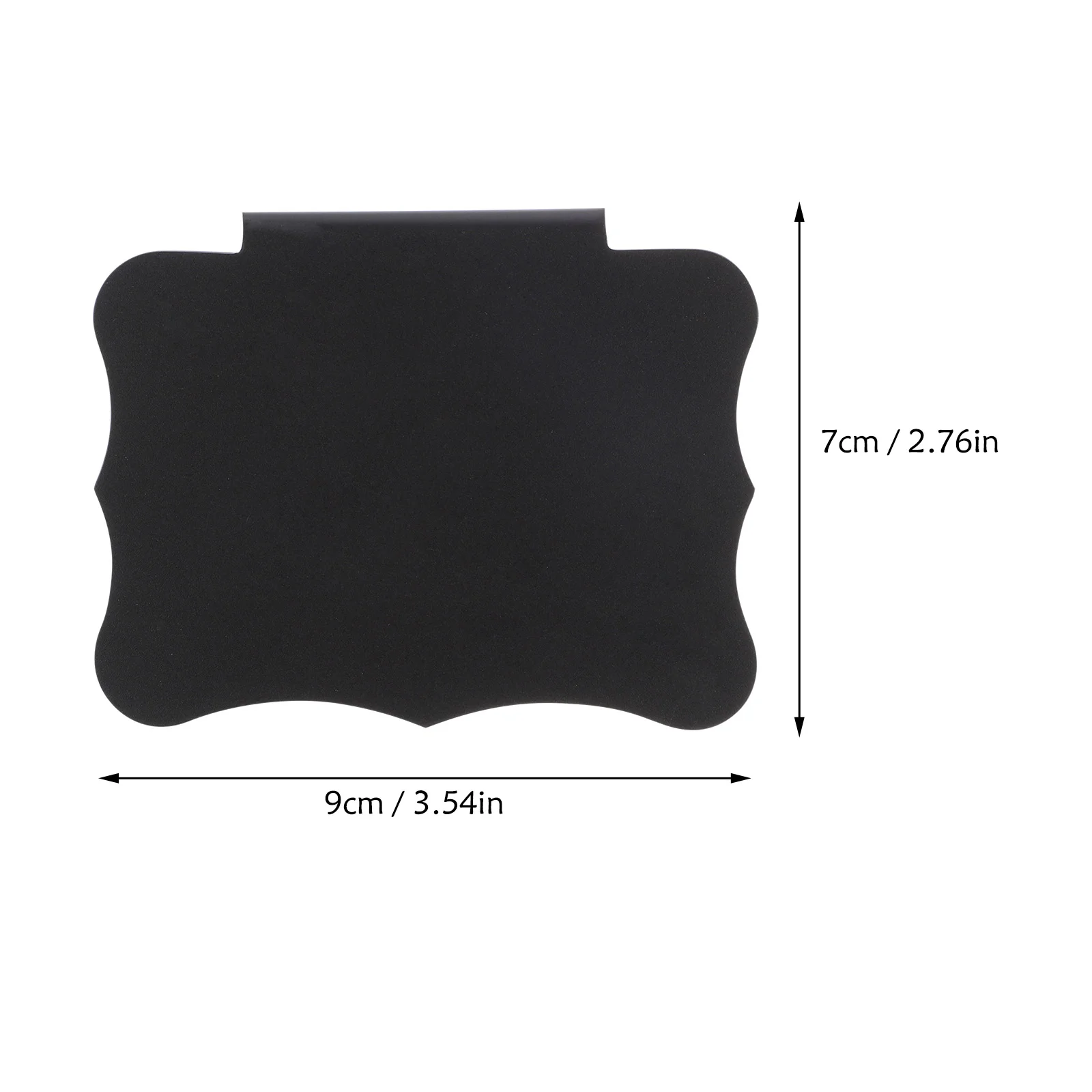 Imagem -05 - Caixa de Armazenamento de Plástico para Exibição de Preço Placa de Identificação Etiqueta Pendurada Clipe Titular Caixas Pretas Tag Titulares Cestas Caixa de Varejo 10 Pcs