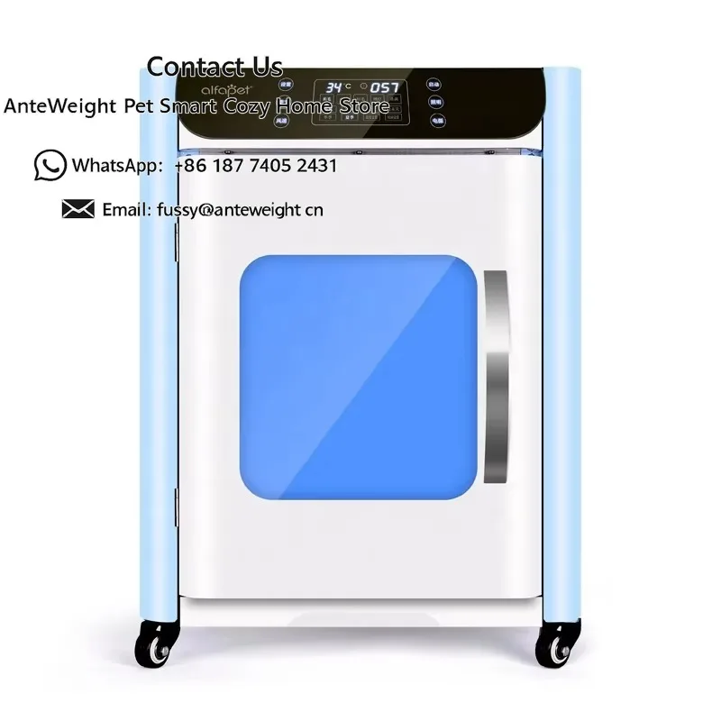 Automatic Pet Dryer Box Large Capacity Pet Hair Dryer Cabinet Ultra Quiet 360 Warm Blowing Wind for Dog and Cat