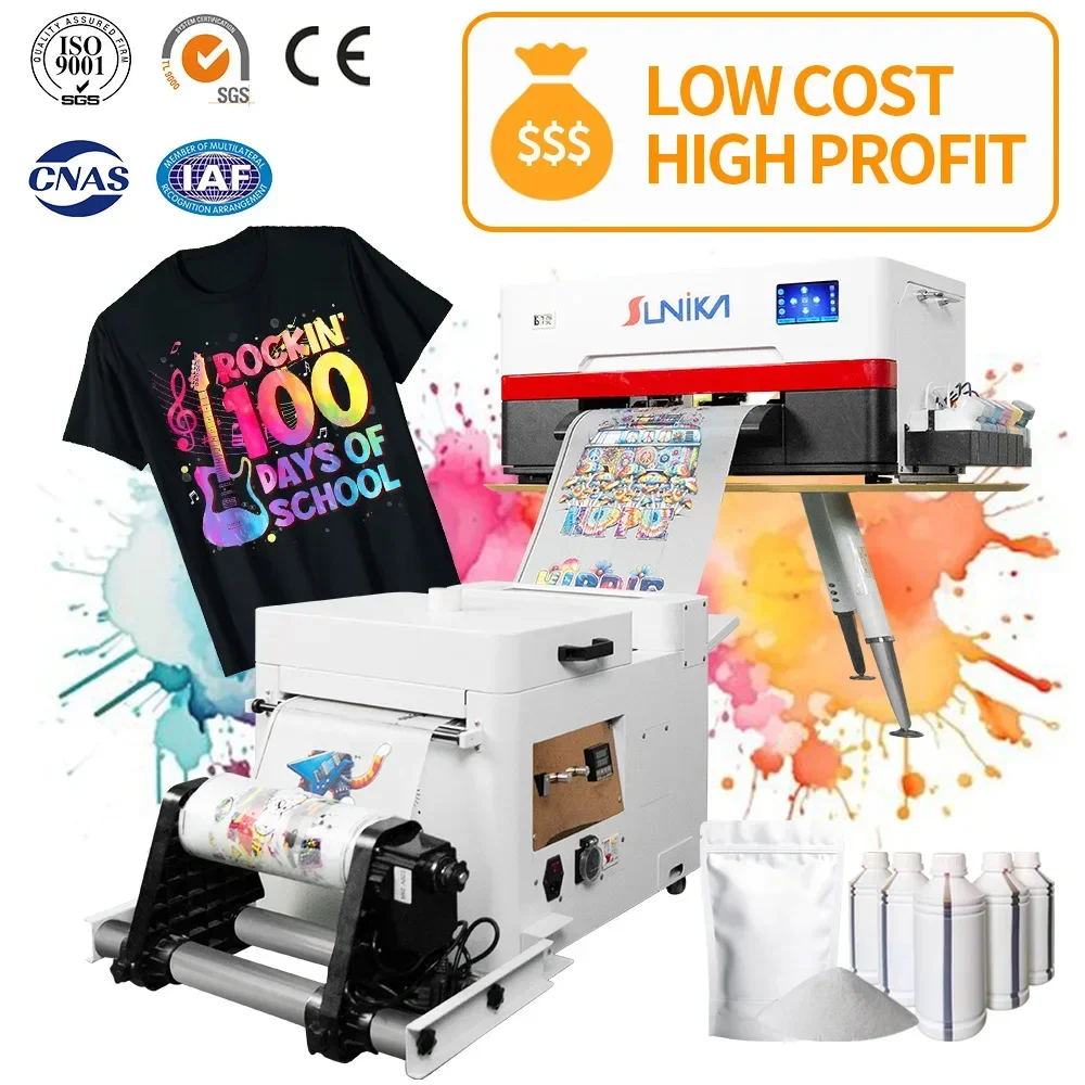 

Sunika 30cm Automatic XP600 Multifunctional T Shirt L1800 DTF Printer Printing Machine A4 Tshirt