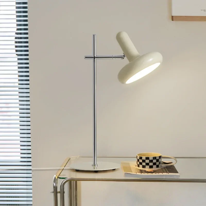 Bedroom Cream Style Floor Lamp Modern and Simple Living Room Sofa LED Light French Personalized Indoor Eye Protection Light