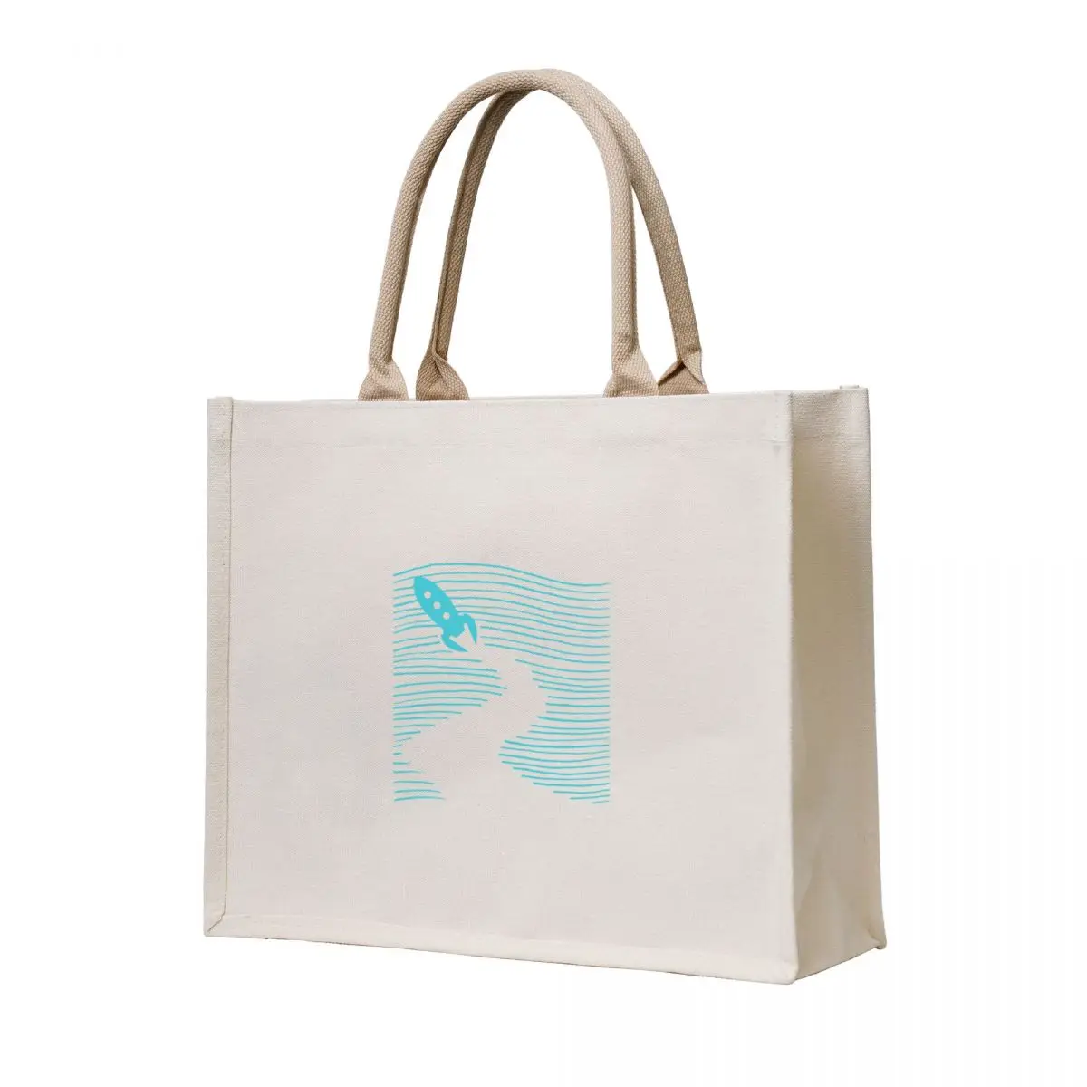 

Rocket spaceship Tote Bag university shopper bag Big bag women custom bags
