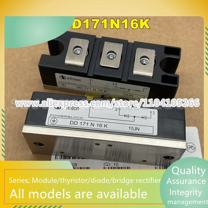 

DD171N12K DD171N14K DD171N16K DD171N18K NEW ORIGINAL Diode module IN STOCK
