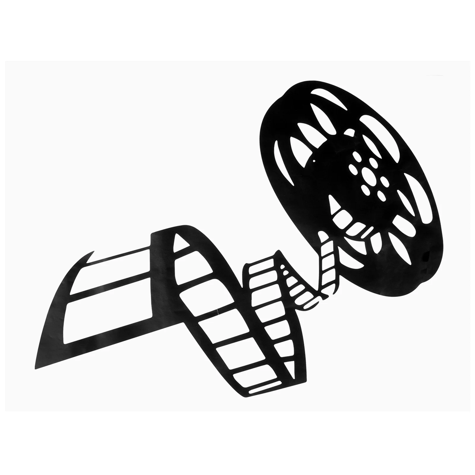 

Vintage Movie Reel Wall Sticker Decorative Removable Decal for Living Room Bedroom Home Office Interior Wall Art Stick on Smooth