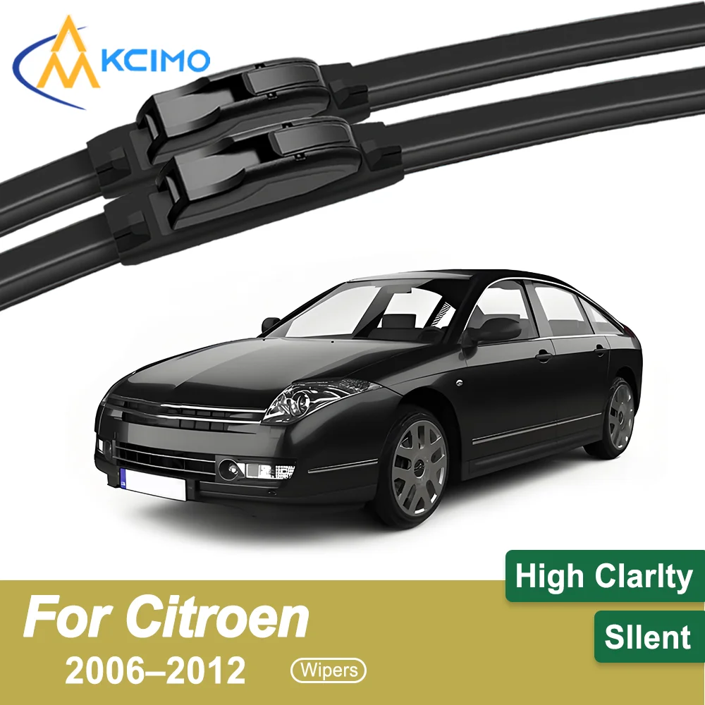 

2-Pack Superior Wiper Blades for Citroen C6 2006–2012 All-Season Durable Quiet Wiping Uninterrupted Visibility