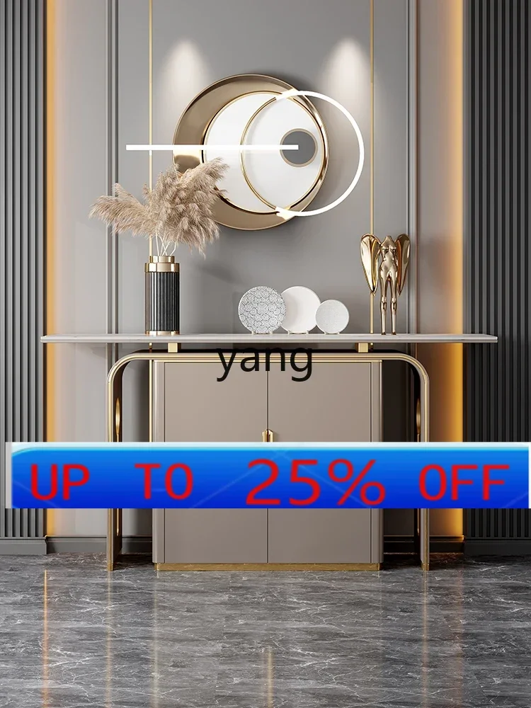 

LTT Light Luxury Console against the Wall Corridor Decoration a Long Narrow Table Storage Console Tables