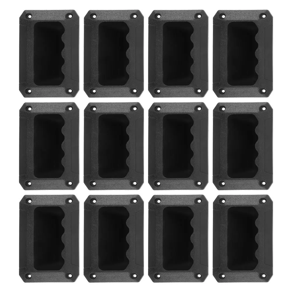 12 قطعة من مقبض مكبر الصوت البلاستيكي المريح لصندوق الخزانة ملحقات مكبر الصوت شديدة التحمل #5