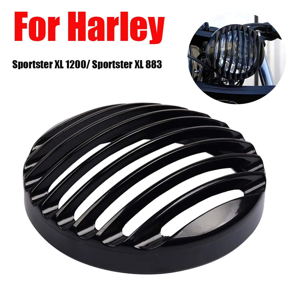 

Для Harley Davidson Sportster XL 883 XL883 Iron XL 1200 XL1200 Custom XL1200C 1200, решетка для фар мотоцикла, решетка, защита