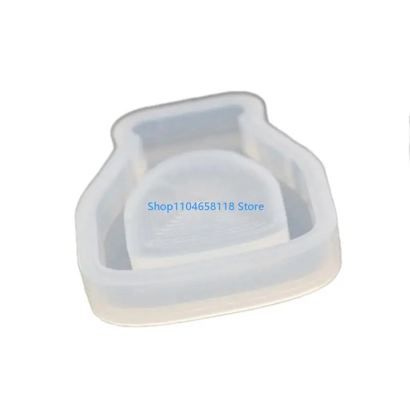 Glossy Silicone Decor Molds Round Photo Frame Ornament Keychain Mold DIY Pendant