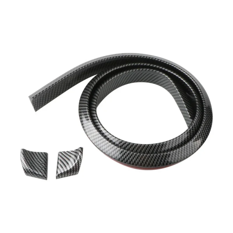 General Motors CarbonFiber Particle Tail Wing Automotive Decorative Strip No Punched Spoiler Soft Small TailWing Fixed Wind Wing