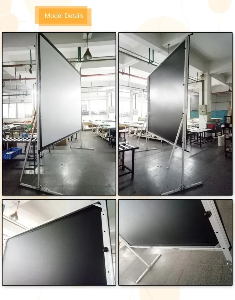 2026200 Inch Fast Fold Projector Screen,Fast Fold Screen, 4K Projector Screen with Standpromote sales