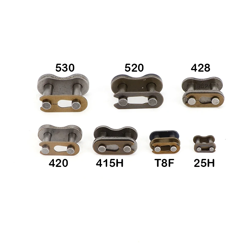 5Pcs/lot  25H/T8F/420/428/428H/520/530 Chain Master Link for Pocket Dirt Pit ATV Quad Go Kart E Gas Scooter Motorcycle parts