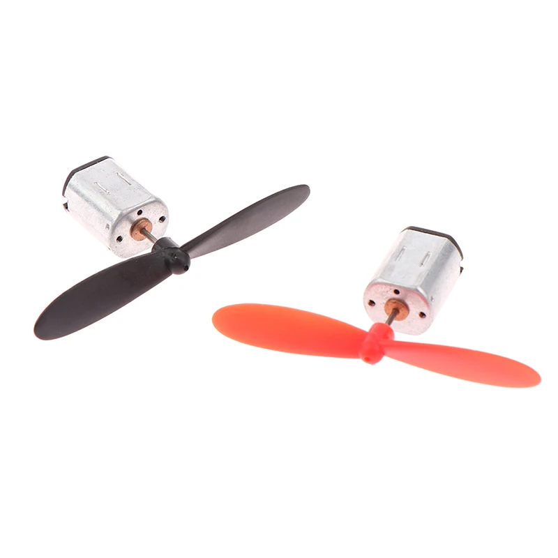 2PCS N20 Micro DC Motor With Propeller CW CCW Model Airplane Helicopter Fan DIY Accessories 3.7V 22000RPM New