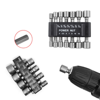 9pcs/14pcs hexagonal handle impact non-magnetic socket set imperial metric internal hexagonal electric wrench