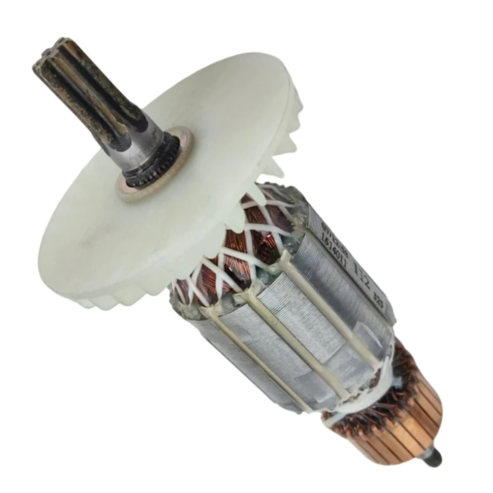 

Armature C213944E for DH38MS DH38SS Drill Motor Replacement 6-Tooth Rotor 220V 159mm Sliver Metal Core Component