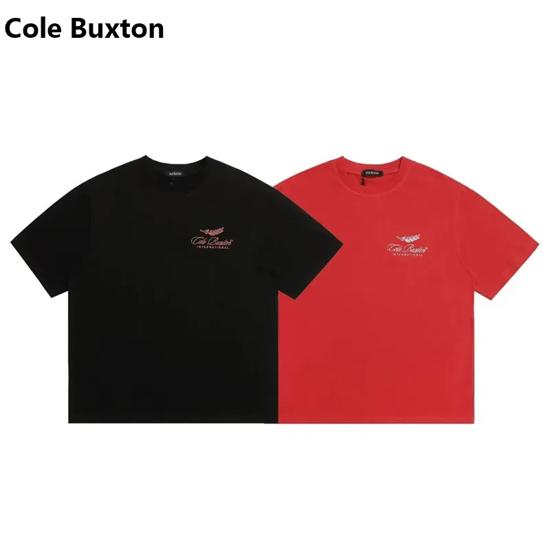 Camiseta Cole Buxton Minimalist Tagline de algodón puro de corte holgado, estilo western, para uso diario.