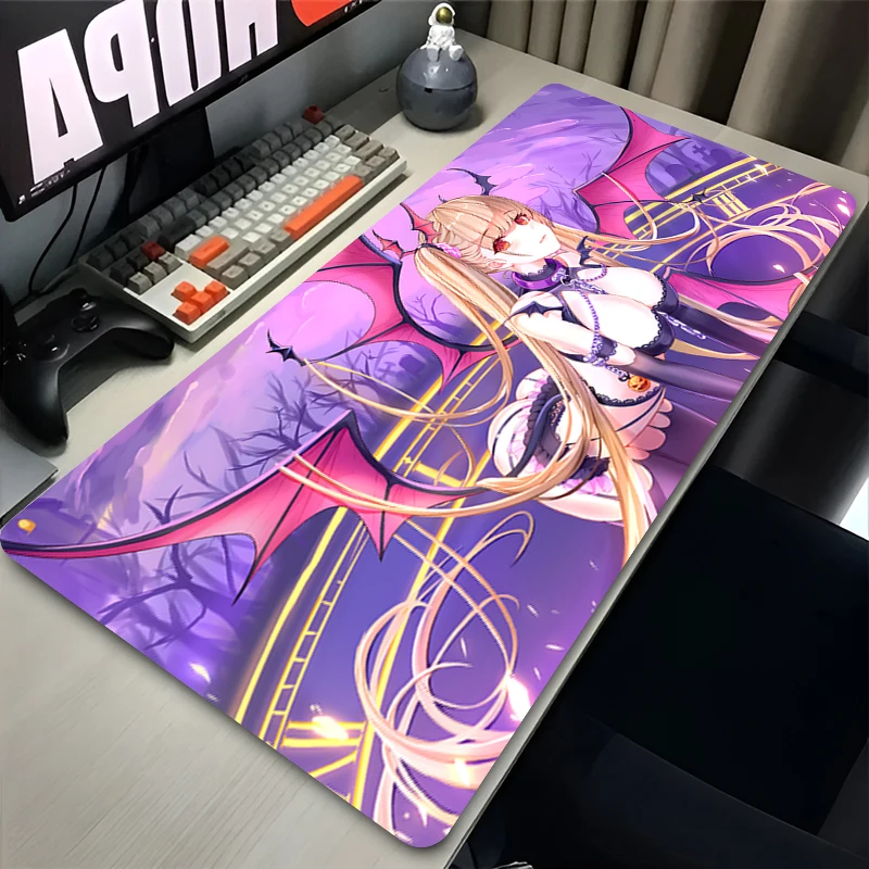 Azur Lane Mouse Pad Anime Girls Formidable Desk Mat كمبيوتر محمول كبير ماوس الألعاب الملحقات XL XXL Kawaii المطاط لوحة المفاتيح