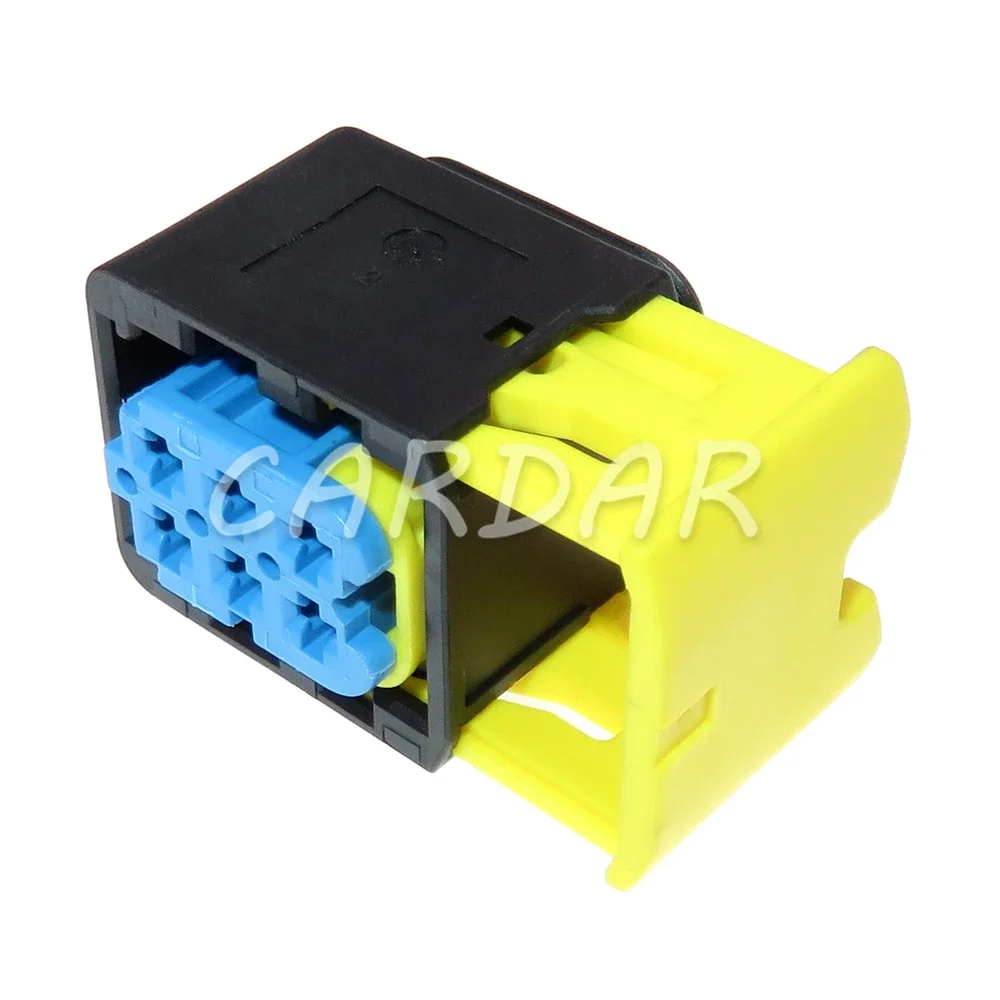 1 Set 6 Pin 4-1418437-1 Car Modification Parts Blue 3.5 Series AC Assembly Auto Plastic Housing Cable Socket Sealed Connector