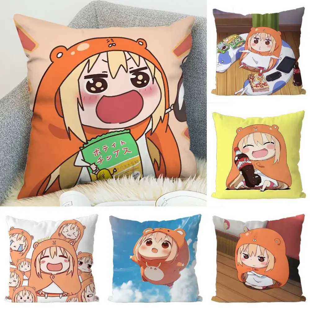

Umaru Doma Pillow Case Luxury Double-sided For Car Pillows 45x45 Cushions Cover Home And Decoration Sofa Pillowcase 50x50
