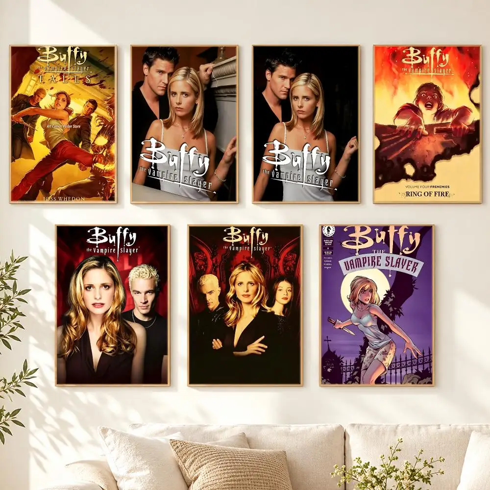 series Buffy the Vampire Slayer Poster Poster HD Printing Cozy Nordic Style for Home Decor for Living Room Bedroom Cafe Gift