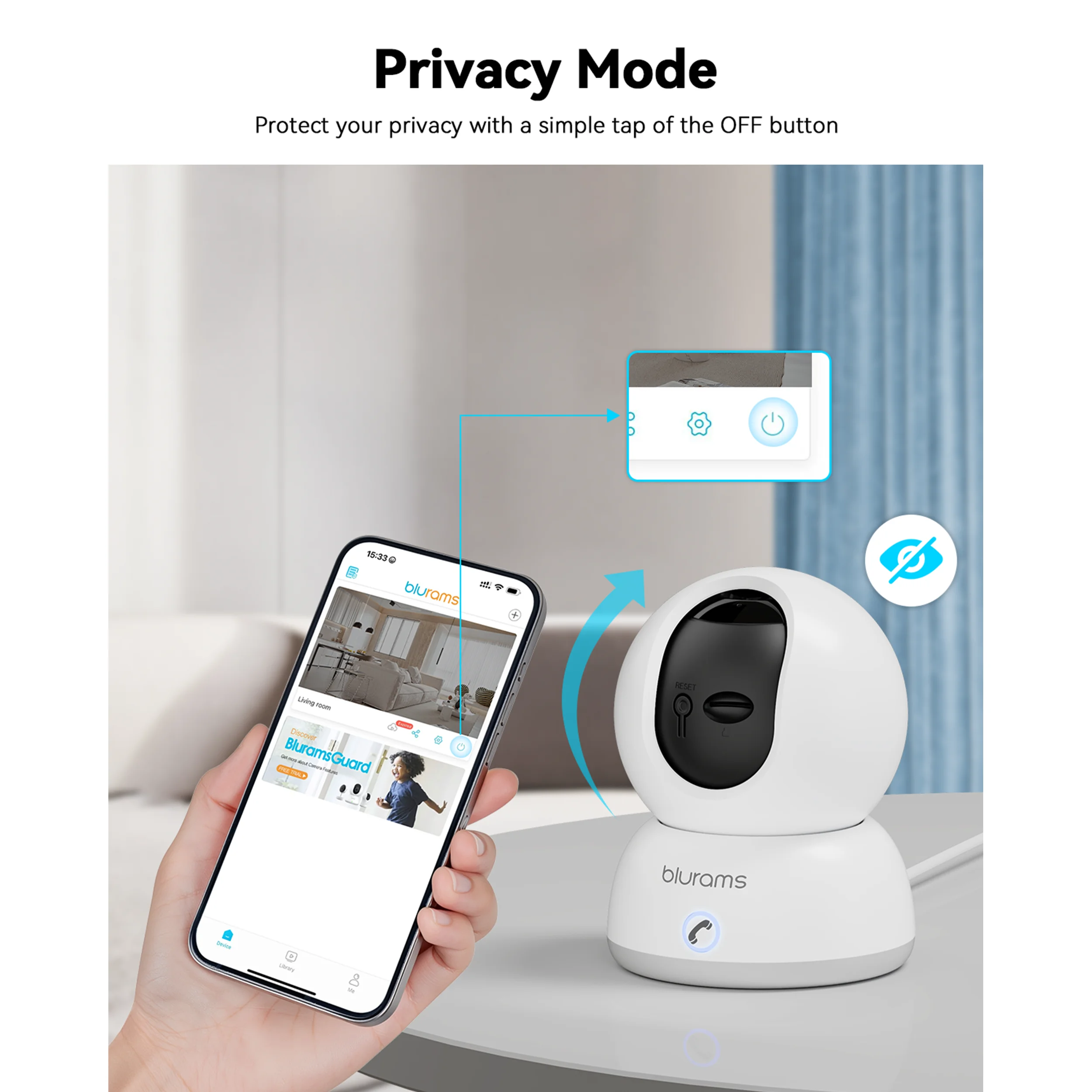 Blurams 4K Indoor Home Securit - огляд і ціна Eufy Camera E220