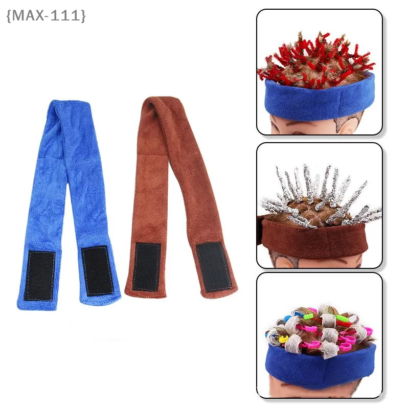 【F2-MAX111】Adjustable Perm Facial Headband Towel Wrap - Water Absorbing Makeup Cloth for Face Washing Hairdresser Styling Tools