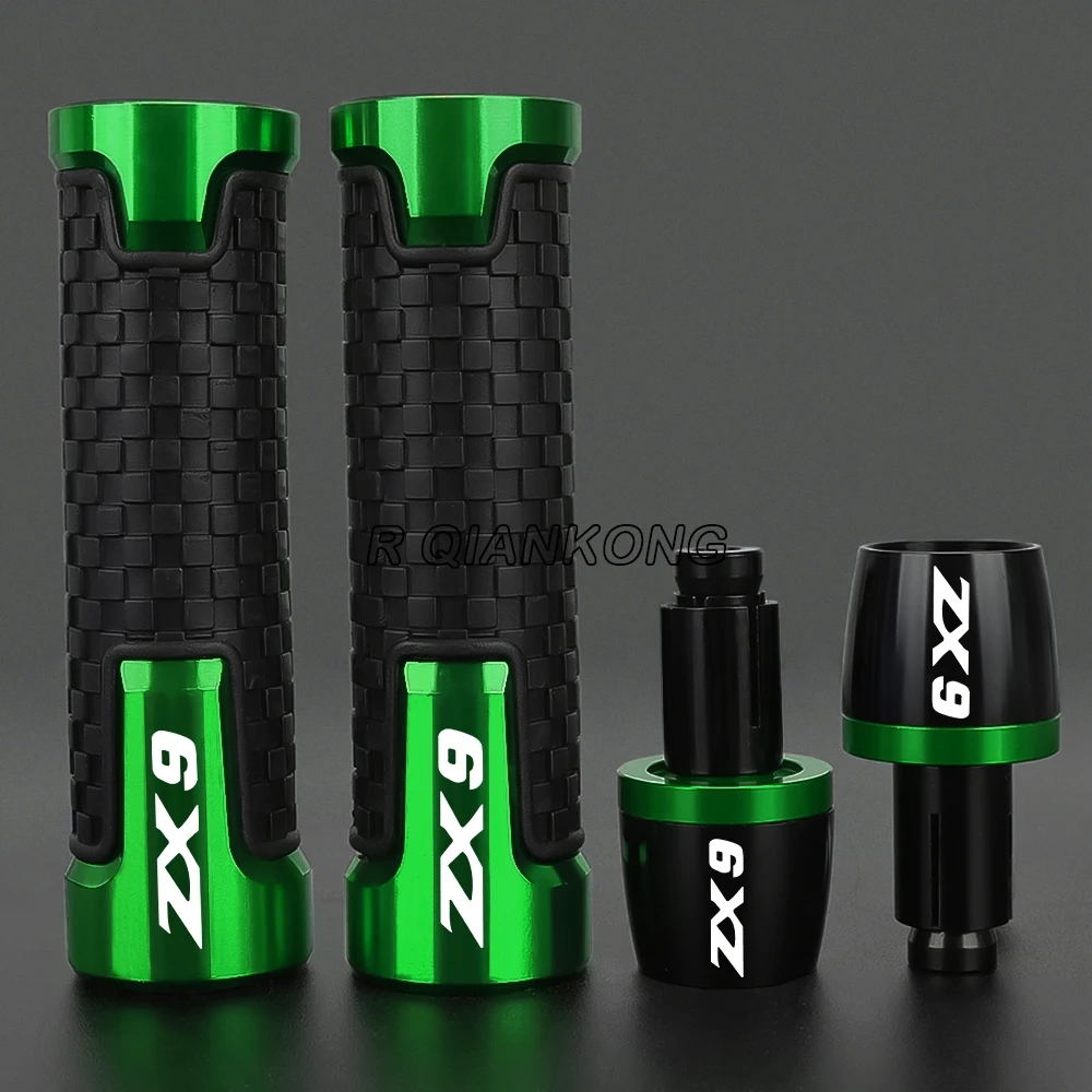 For KAWASAKI ZX9 ZX9R ZX-9 ZX-9R ZX 9 ZX 9R 1994-2003 2002 Motorcycle Handlebar Grips Bar Ends Hand Grip Plug Slider End Caps