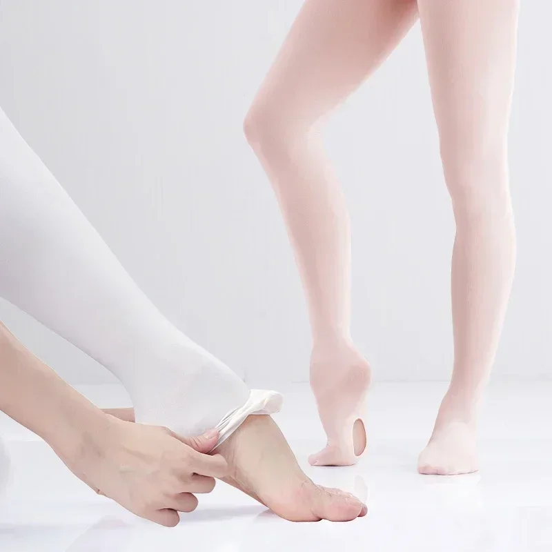 女の子大人コンバーチブルバレエタイツマイクロファイバーダンスストッキングシームレス女性バレエストッキング 60D ダンスタイツ