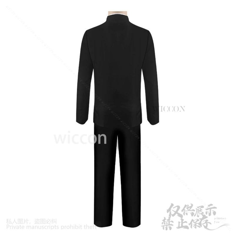 Yoshida Hirofumi Cosplay Costume school DK Suit Shirt pants graduate uniform wig man 6pcs Ear Clip ghostlike pale man customized