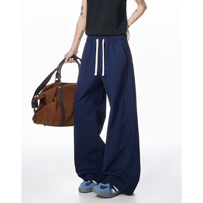 

Four Seasons Comfortable Trendy Versatile Floor Pants Couple Outdoor Mountaineering Hiking Fashion Trendy Straight Leg Pants