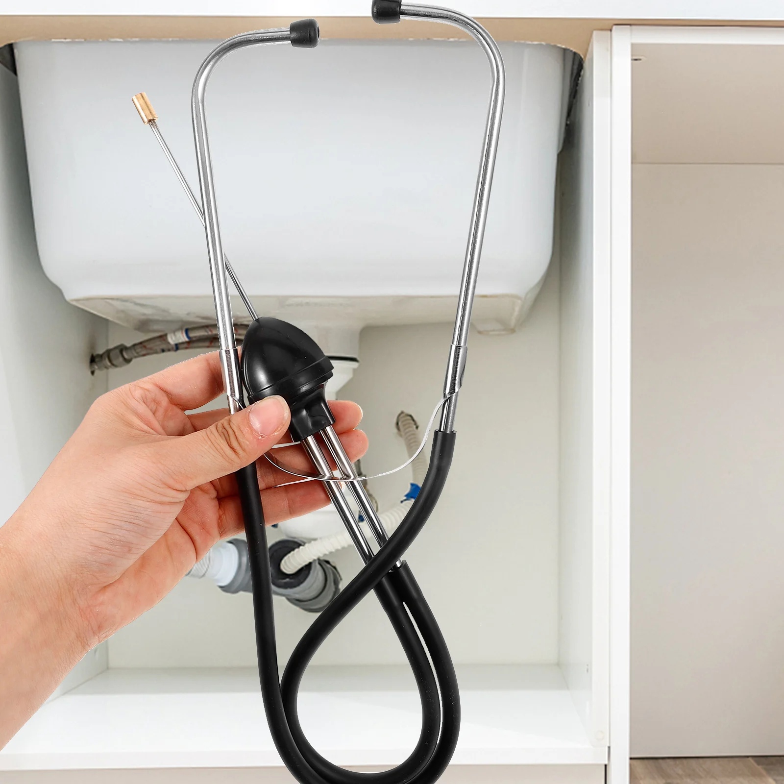 Vazamento para tubos subterrâneos Ferramenta de teste de água de alta precisão Dispositivo de teste de vazamento fácil de usar para detecção rápida e precisa