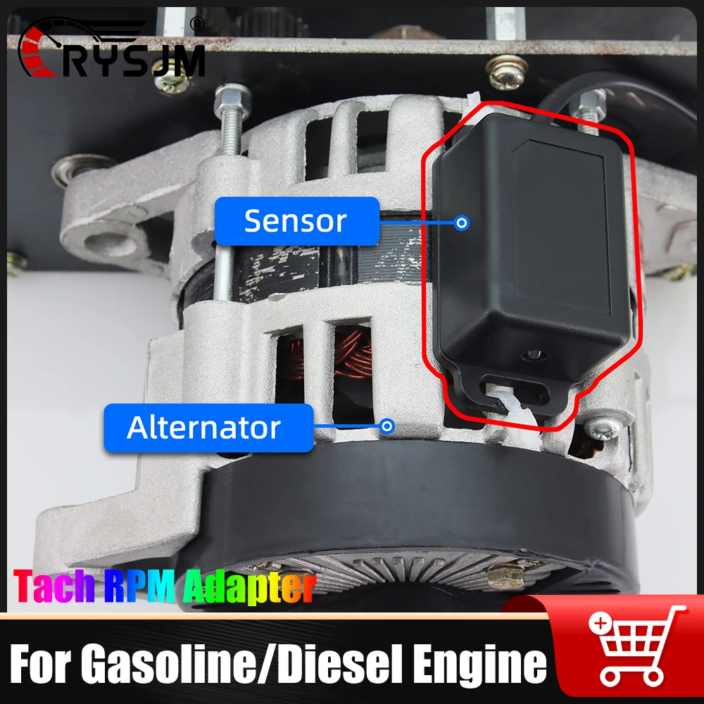 

Engine Diesel / Petrol Engine Tachometer RPM Signal Adapter 12VDC Available Tach Adapter For Car Boat Yacht For All Car Gauge