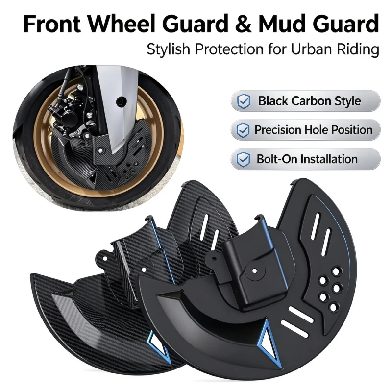 Accessory For NMAX V3 Turbo NMAX155 2025 ABS Brake Disk Guard Protection Front Brake DiscCover Motorcycle