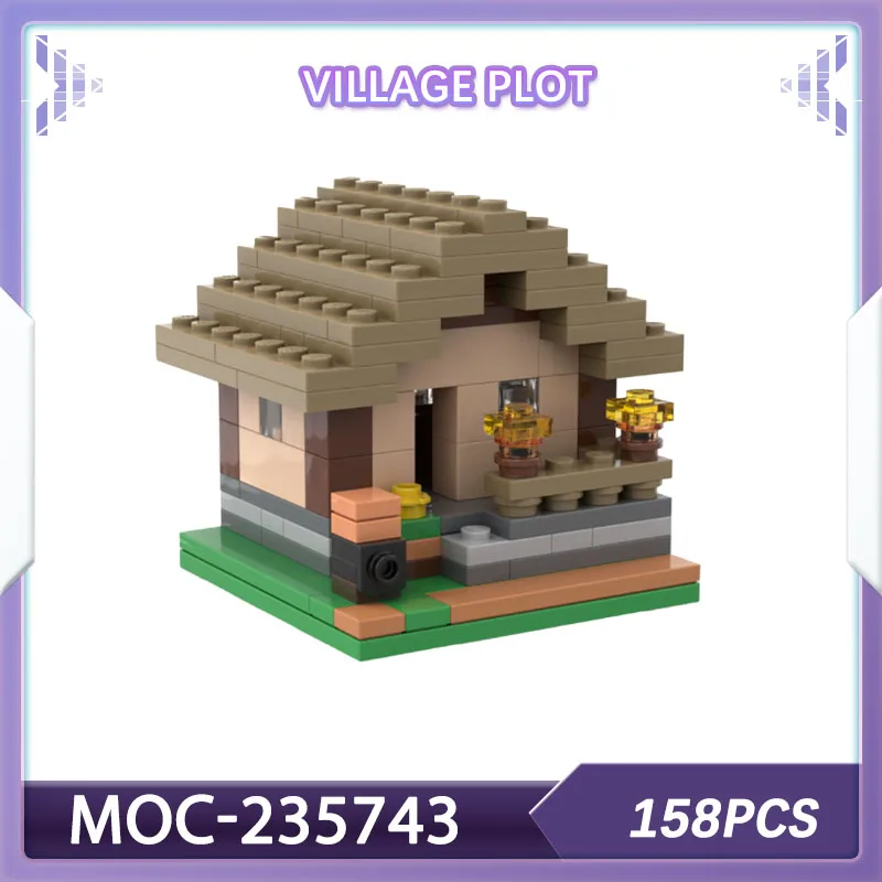 

Building block set Village Plot - The Masonry Pixel MOC-235743 Craft Game Decoration Christmas gift