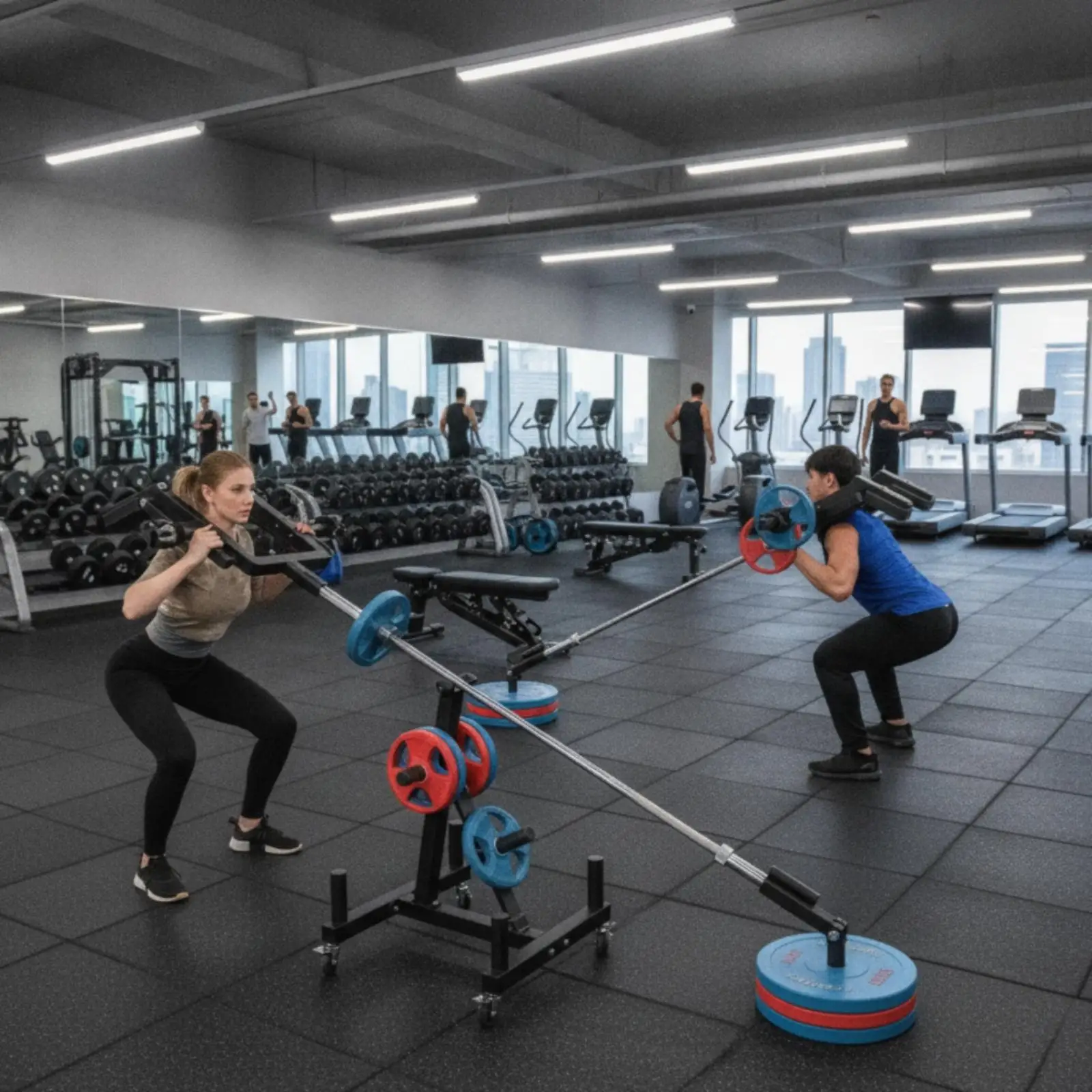 Bar Attachment with Shoulder Rests Heavy Duty for Powerlifters