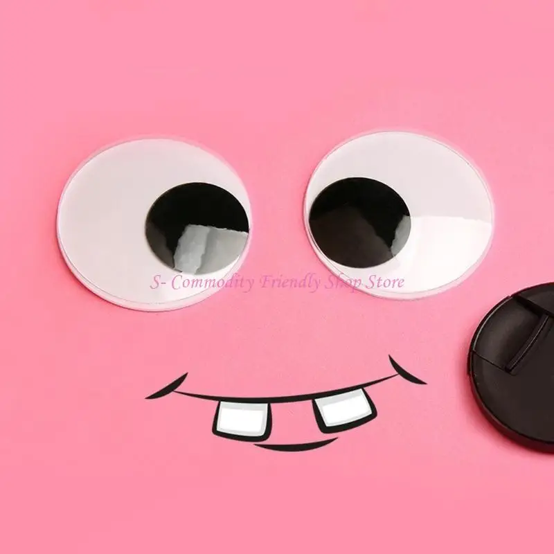 

85AE 7.5/10/15cm Googly Wiggle Eyes DIY Doll Accessories Self-Adhesive Doll Flat Eyes for Craft Stuffed Doll Hand