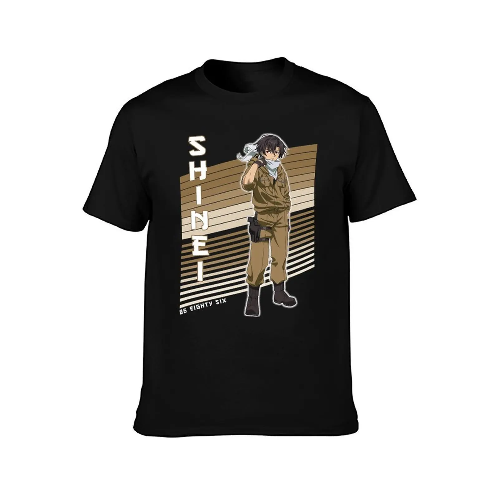 86 Eighty Six Shinei Nouzen Shin Character T-Shirt Summer Casual Cotton Tee Oversized Streetwear Tops Vintage Graphic Print