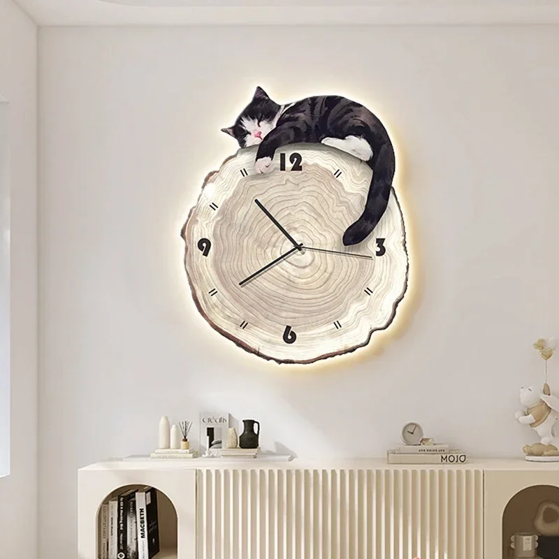 Modern Bathroom Clock Wall Mechanism Luxury Living Room Bathroom Aesthetic Nordic Wall Watch Fashion Horloge Home Decoration