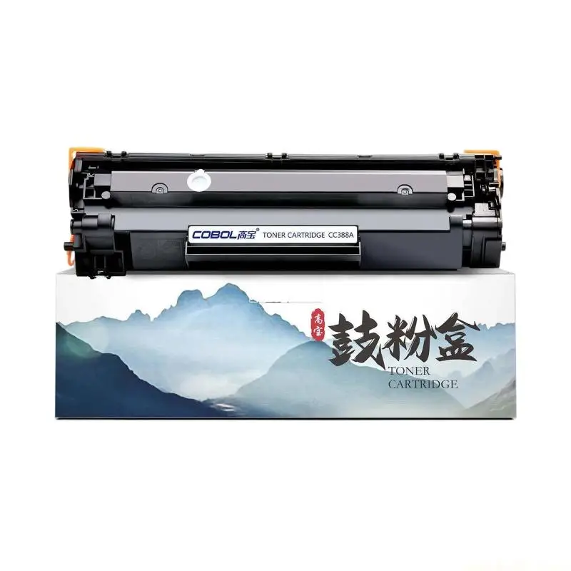 High CC388A Black Toner Cartridge for P1007 P1008 1106 M126A Printers Easy Refill Design