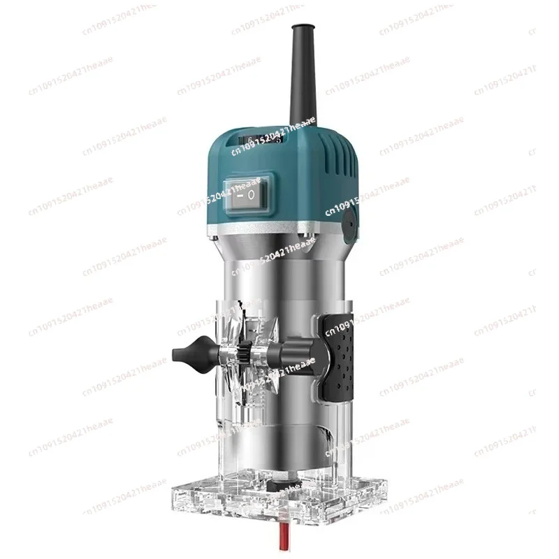 Suitable for Woodworking Laminate Trimmer Engraving Slotting Wood Router Carpentry Manual Trimming Tools Electric Trimmer Router