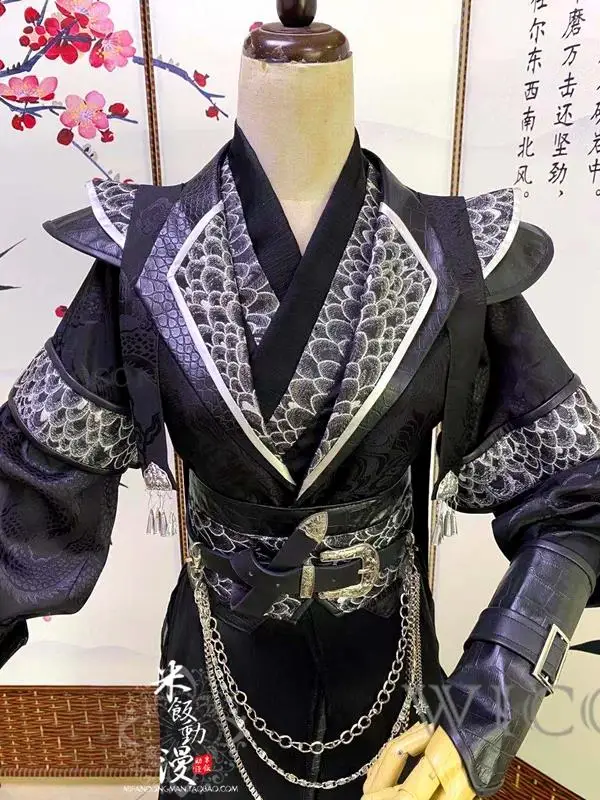 Anime Cosplay He Xuan Erha Mo Ran Heaven Official's Blessing Cosplay Costume Men Women' Chinese Hanfu Halloween Outfits Full Set