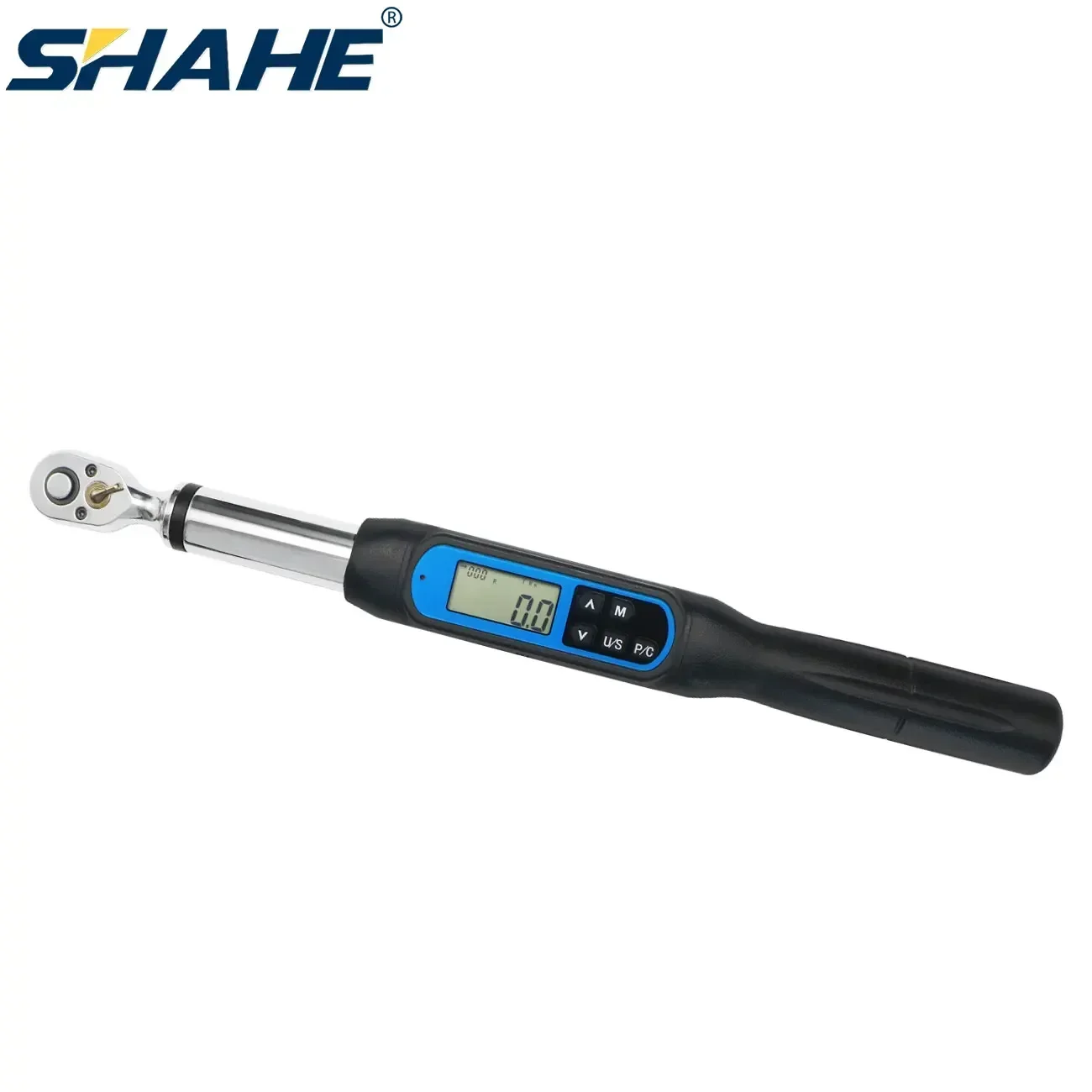 

Shahe 1/2'' Large Screen Digital Torque Wrench Car Repairing Tool with Buzzer & LED Adjustable Preset Torque Wrench Tools