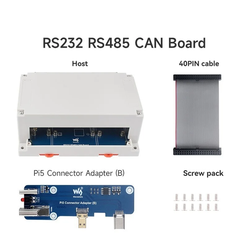 

Superb Expansion Boards For Raspberry Pi Industrial DIN-Rail RS232 RS485 CAN CAN FD Multi Communication Expansion Boards
