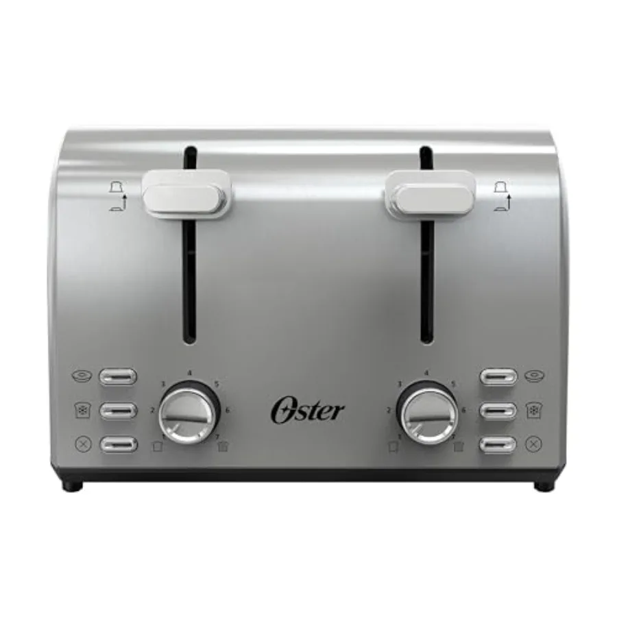 

4-Slice Toaster with 7 Browning Settings Extra Wide Slots for Bagels and Special Breads Removable Easy-to-Clean Crumb Tray Canc
